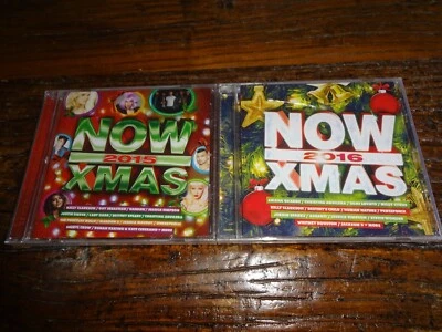2 X CD ALBUMS - NOW XMAS 2015 & NOW XMAS 2016 (US IMPORTS) NEW & SEALED - Image 1 of 2