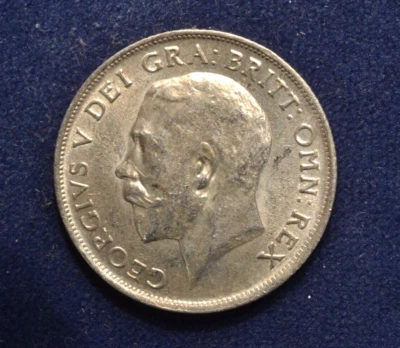 1914 Great Britain One Shilling Silver Coin - Image 1 of 2
