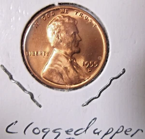 1955 D Lincoln Cent Error #9 - Picture 1 of 3