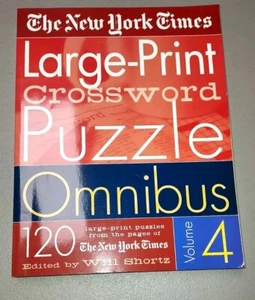 Vintage The New York Times Großdruck Kreuzworträtsel Omnibus Vol. 4: 120 - Bild 1 von 8