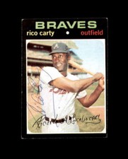 Rico Carty Signed 1971 Topps Atlanta Braves Autograph