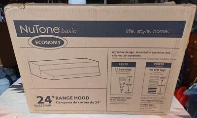 Rangehood NuTone RL6224WH 24 polegadas sem ventilação - Branco novo na caixa - Imagem 1 de 4