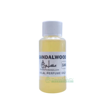 Aceites corporales perfume aromático religioso premium SANDALWOOD botella de 1 oz y 0,5 oz Foto 1 de 3