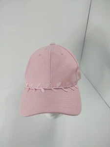 Gorra de béisbol rosa para mujer adulta gancho liso lazo usada - Imagen 1 de 6