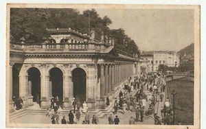 CZECHOSLOVAKIA KARLOVY VARY, MILL COLONNADE,  1947 TO PALESTINE - Picture 1 of 2