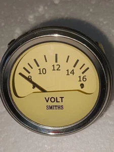 Smiths 52 mm VOLT gauge cream face - Picture 1 of 3