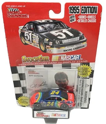 Racing Champions Stock Car NASCAR 24 Jeff Gordon 1995 Coca Cola Trunk Variant - Imagem 1 de 4