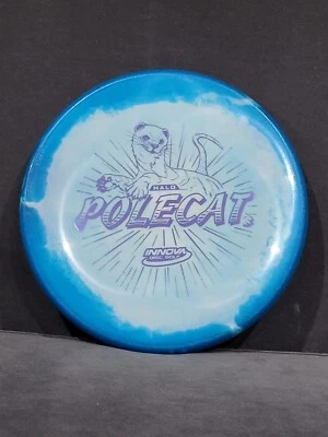 Innova Star Halo Polecat 173-175g Pre-Flight Number Iris Blue W/ Lavender Stamp - Image 1 of 4