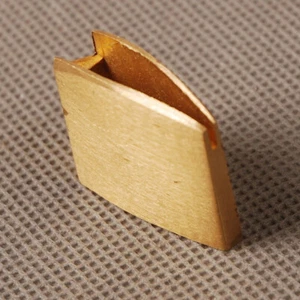 SMALL SIZE Brass Habaki Collar for Japanese Tanto Samurai Swords Maintance Parts - Picture 1 of 6