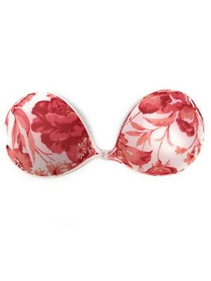 Sujetador Adhesivo NuBra Afrodita A100 [B, Rosa Floral] Bragel Hecho en EE. UU. 32B 34B 36B Foto 1 de 4
