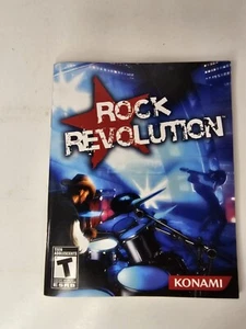 Rock Revolution PS3 (Sony PlayStation 3, 2008) Konami Genuine MANUAL ONLY - Picture 1 of 2