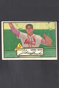 Johnny Bucha-1 1952 Topps #19--(RC)--BV $60--Cardenales--sin pliegues--en muy buen estado/excelente - Imagen 1 de 2