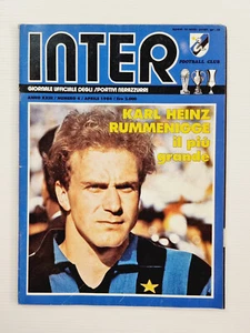 RARO INTER FOOTBALL CLUB 4 DE ABRIL DE 1984 KARL HEINZ RUMMENIGGE AL INTER - Imagen 1 de 9