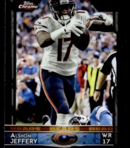 2015 Topps Chrome Mini Black Refractor Alshon Jeffery 10/15 Chicago Bears #41