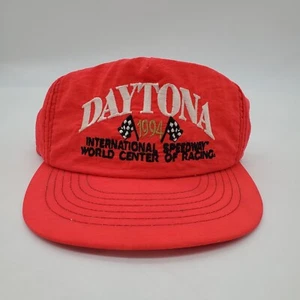 Daytona International Speedway Hat Red Snapback Baseball Cap Pre-Owned 1994 - Picture 1 of 5