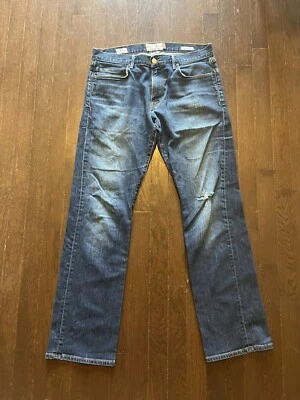 Jeans Lucky Brand Blanco Roble Para Hombre 32W X 32L Azul Oscuro 221 Original Recto EE. UU. Foto 1 de 4