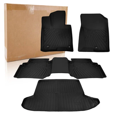 3D Floor Mats & Cargo Liner Full Cover for 2022-2025 Hyundai Tucson All Weather - Изображение 1 из 4