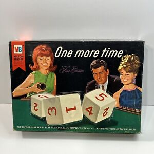Vintage One More Time Game - Fine Edition - Milton Bradley 1967 Complete