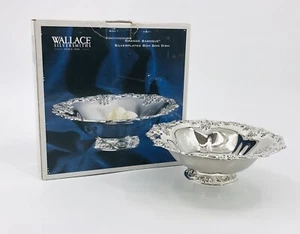 "Platero de caramelo Wallace Plateros enchapado en plata gran barroco Bon Bon Bon W612734 GB 8""" - Imagen 1 de 10