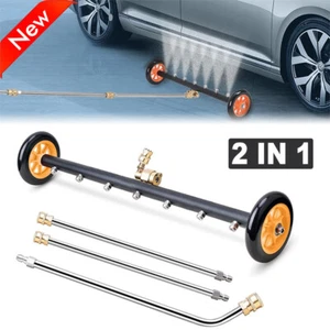 24" Pressure Washer Water Broom Undercarriage Cleaner Driveway Surface Cleaner - Picture 1 of 15