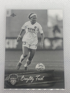 2021 Parkside NWSL #81 Bayley Feist Washington Spirit Black & White /700 Fresh!