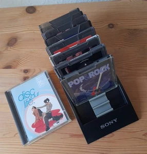 Konvolut Promo-MiniDiscs + Flip-Ständer, selten! (Test Promotion MD Mini-Disc) - Bild 1 von 6