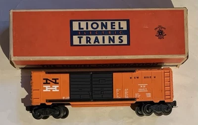 LIONEL POSTWAR #6468-25 NEW HAVEN AUTOMOBILE BOXCAR W/BOX - Image 1 of 4