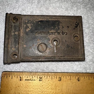 Vintage Sargent & Co. TÜR-Einsteckschloss. Kein Schlüssel!! Skelett Schlüsselloch alt - Bild 1 von 9