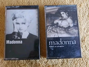 Madonna Cassette Tape Lot (2) Like A Virgin Madonna 80s - Foto 1 di 8