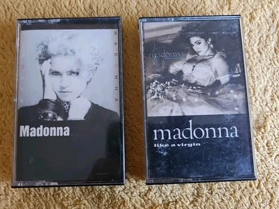 Madonna Cassette Tape Lot (2) Like A Virgin Madonna 80s - Image 1 of 4