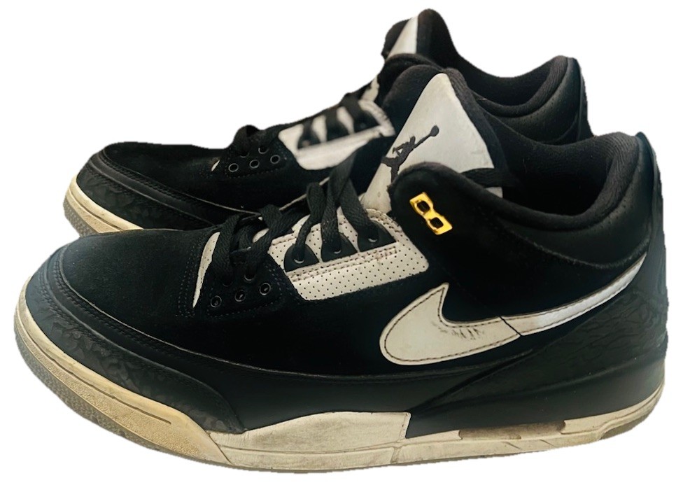 銅製のつるべ Nike Jordan 3 Retro Tinker SP Black Cement Gold CK4348-007