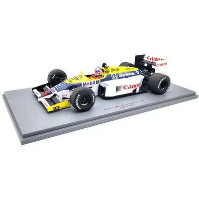 Vincitore GP di Gran Bretagna 1986 Nigel Mansell Williams FW11 - 1/18 Spark M... - Immagine 1 di 4