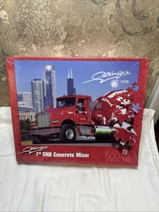 New Sealed OZINGA 1ST CNG CONCRETE MIXER LIMITED EDITION PUZZLE Rare "24x 18" - Picture 1 of 10
