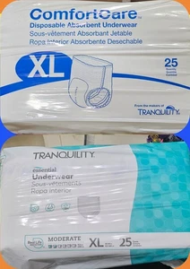 Pañal ropa interior desechable Tranquility para adultos X-grande 25CT (el embalaje puede variar) - Imagen 1 de 1