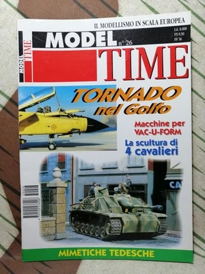 MODEL TIME NR. 26 MODELLISMO STATICO AEREI CORAZZATI FIGURINI PAG. 50 FOTO 60 - Immagine 1 di 4