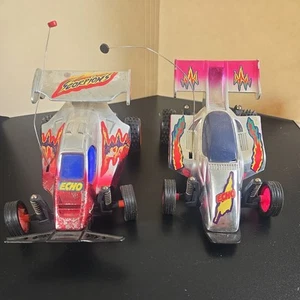 VTG 1993 ECHO K-MART HOT SCORPION R/C CAR - Silver Chrome-Untested for parts  - Picture 1 of 1