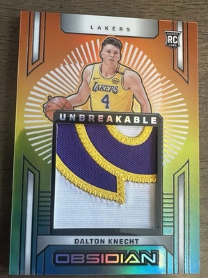 Parche de novato Dalton Knecht - 2024-25 obsidiana irrompible/15 (leer) Foto 1 de 3