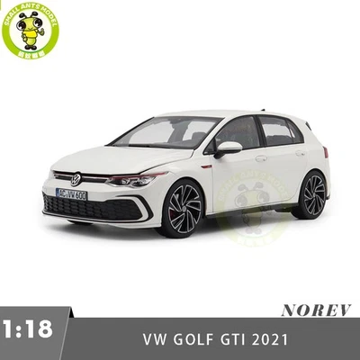 1/18 大众大众高尔夫 GTI 2021 Norev 183953 白色压铸模型玩具车 — 第 1/4 张图片