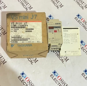 YASKAWA VS MINI J7 CIMR-J7AAB0P4 INVERTER DRIVE 0.4KW 200V SINGLE PHASE - Picture 1 of 7