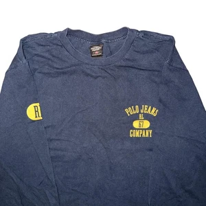 Polo Jeans Company Hemd Herren Medium Navy Langarm RL 67 Grafik Ralph Lauren - Bild 1 von 24