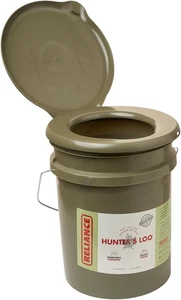 Reliance Products Hunters Loo WC portatile da 5 galloni con coperchio a scatto - Foto 1 di 12