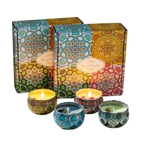 4Pcs Soy Wax Candle Set CNXH - Picture 1 of 8