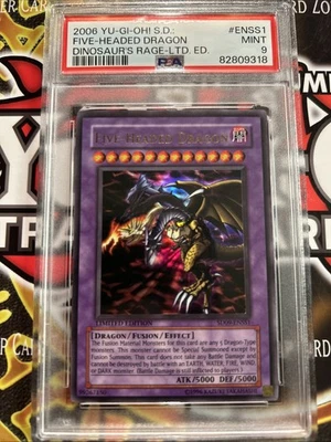 YuGiOh FIVE-HEADED DRAGON SD09-ENSS1🔥PSA 9 MT🔥LIMITED EDITION-2006 ULTRA RARE - Image 1 of 4
