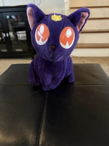 Peluche Sailor Moon Luna gatto anime viola Toei peluche Kodansha 1998 - Foto 1 di 4