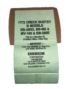 Oreck Genuine XL Double Wall Bags Compact  No: MCV-12 - Picture 1 of 4