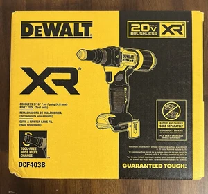 DEWALT DCF403B 20V Max Cordless Brushless 3/16" Rivet Tool NEW SEALED - Picture 1 of 4