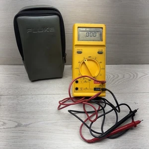 Fluke 25 multimeter Leads Case Tested Working Used Condition Quick Ship - Picture 1 of 16