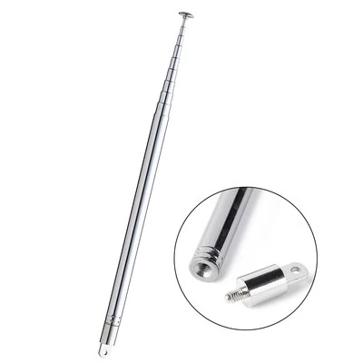 FM Radio Antenna Replacement Universal Connector Telescopic 10 Sections 47.28" - image 1 of 4