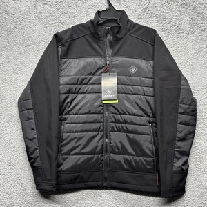 Chaqueta aislante Ariat para hombre con aislamiento zonificado negro pequeña nueva - Imagen 1 de 9