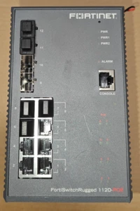 Fortinet FSR-112D-POE Layer 2 ruggedized FortiSwitch 8 x GE RJ45 - 4 SFP + PSU - Picture 1 of 4